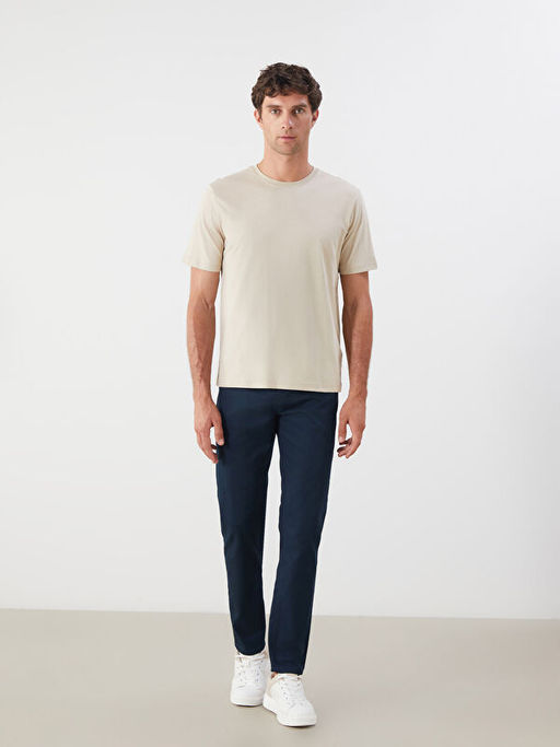 Bisiklet Yaka Penye Erkek Ti??rt