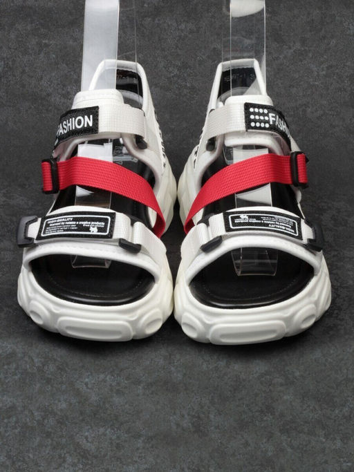 08-PED97-1 WHITE Босоножки (текстиль, стелька натуральная кожа)