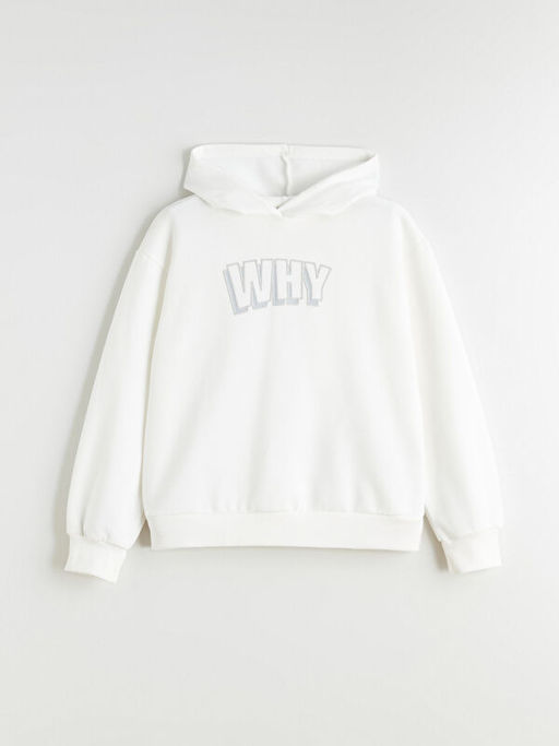 Kap??onlu K?z ?ocuk Kal?n Sweatshirt