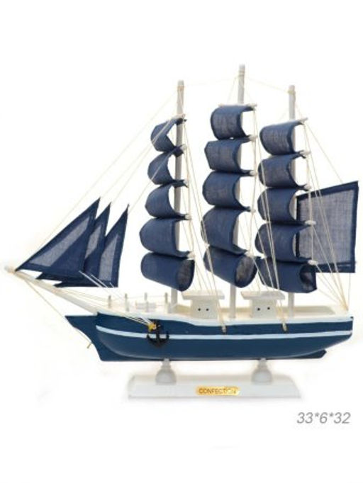 Макет парусного корабля 33х6х32 см / 3329G/2 /уп 18/ - ГалеонТрейд фото 2