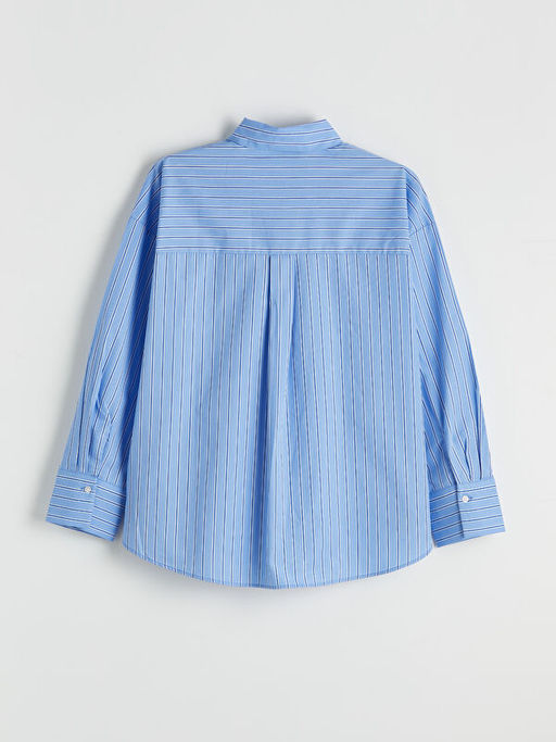 ?izgili Oversize Poplin Kad?n G?mlek