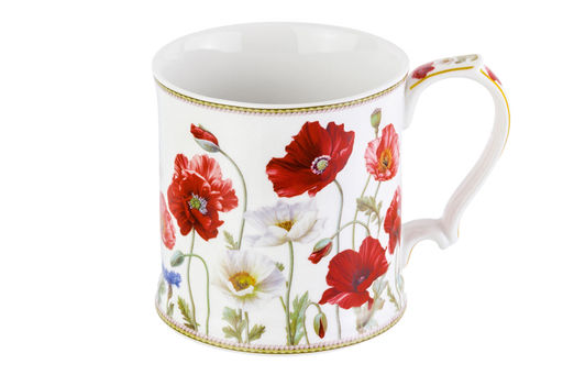 Кружка 380 мл 12,3*9*9 см Маки NEW BONE CHINA - Elan gallery фото 7
