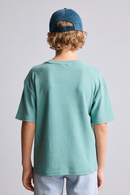 Overshirt Fit Yaz_l_ Ti__rt Erkek _ocuk - Defacto фото 5