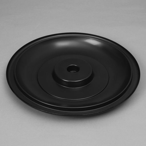 Бак для душа, 150 л, пластиковый, с крышкой, с резьбой под кран, чёрный