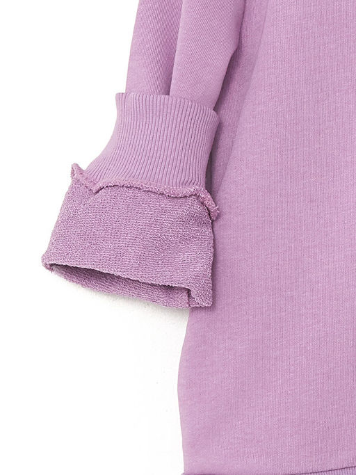 Bisiklet Yaka Bask?l? Uzun Kollu K?z ?ocuk Sweatshirt - Waikiki фото 3