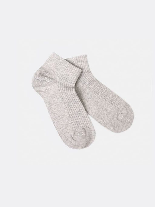 Цена за 5 пар! НОСКИ ЖЕНСКИЕ св.серый меланж 366C-1516