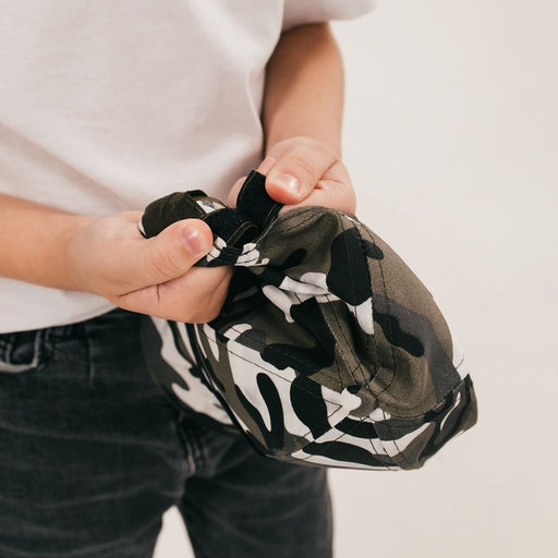 Детская кепка Военный, нашивка мишка, р. 5254