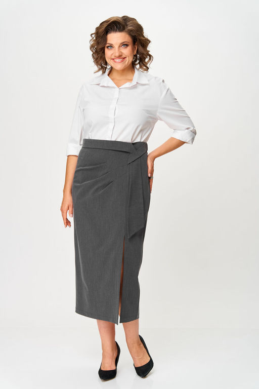 Юбка Anastasia Mak 1146-2-Р серый