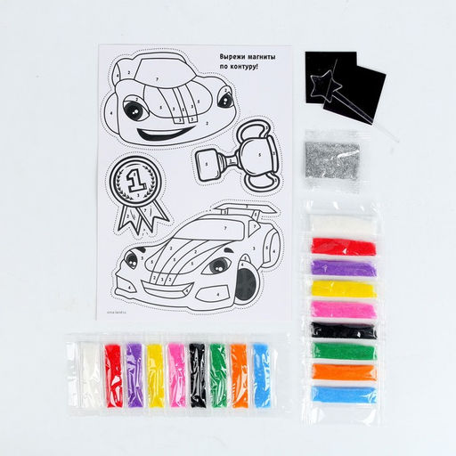 Набор для творчества. Фреска-магнит Крутые тачки - Школа талантов фото 2