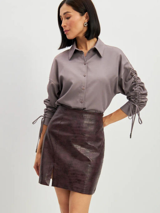 Блузка тонкая джинса - Tantino фото 16