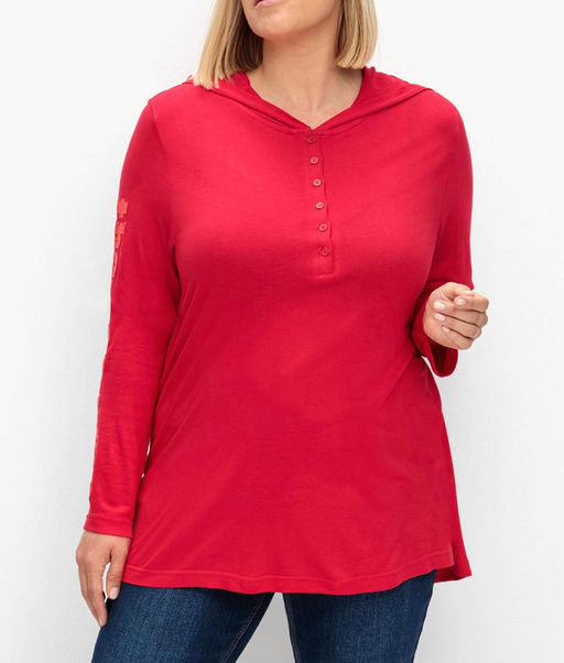 Блузка, красная - Sheego фото 3