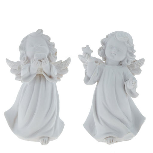 Фигурка декоративная "Ангел", L8 W7,5 H13 см, 2в.