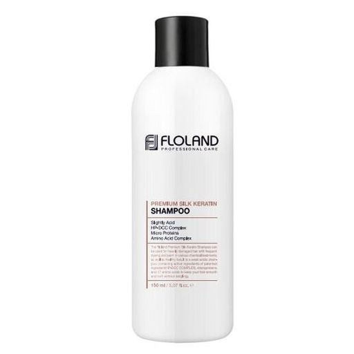 СРОК! Шампунь восстанавливающий с кератином Floland Premium Silk Keratin Shampoo (150 мл)  фото 4