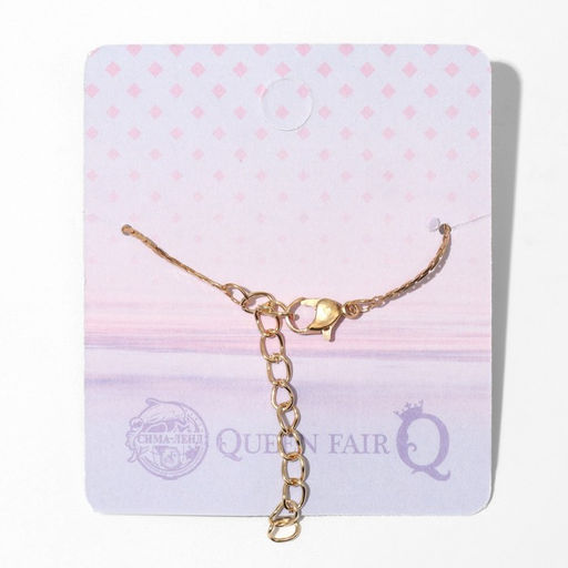 Кулон на цепочке Жемчужина, белый в золоте, 39 см