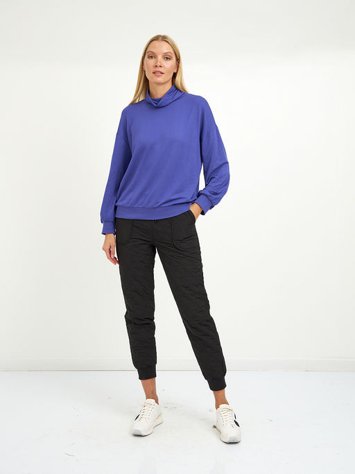 брюки женские черные на резинке - Glenfield фото 2