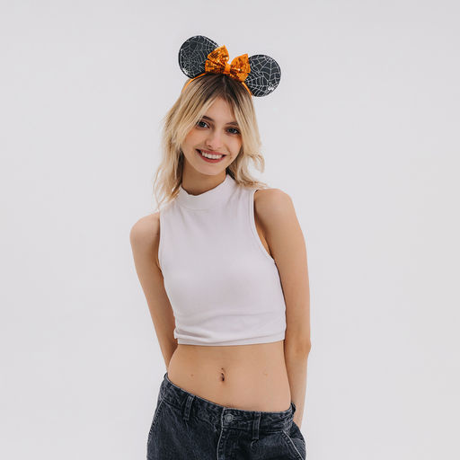 Ободок карнавальный на Хэллоуин «Тыквочка»