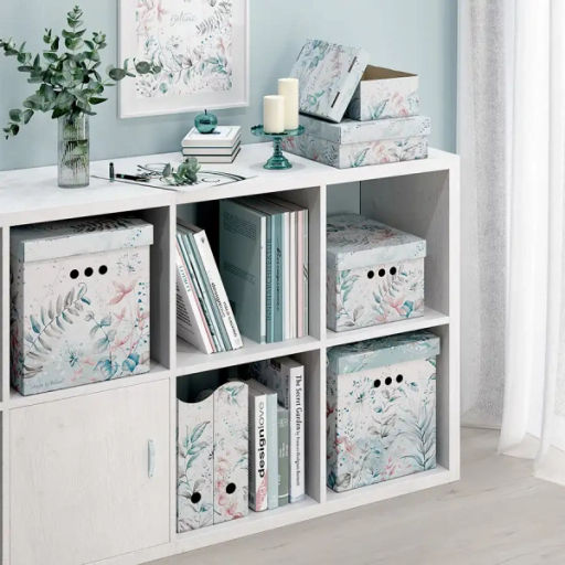 VAL BT-BCTN-LG-3K Короб картонный, квадратный, 31.5*31.5*31.5 см, набор 3 шт., BOTANIC LIGHT, шт
