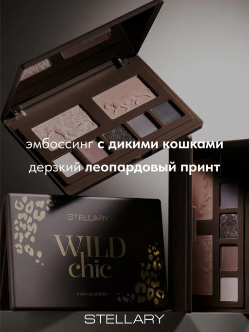 Лимитка Stellary Мультифункциональная палетка для лица и глаз Wild Chic collection тон 01