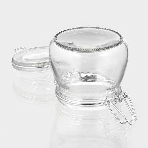 Банка для сыпучих продуктов Оптима, 100 мл, 97.27.5 см, с бугельным замком, стекло, прозрачная - Simaland фото 5