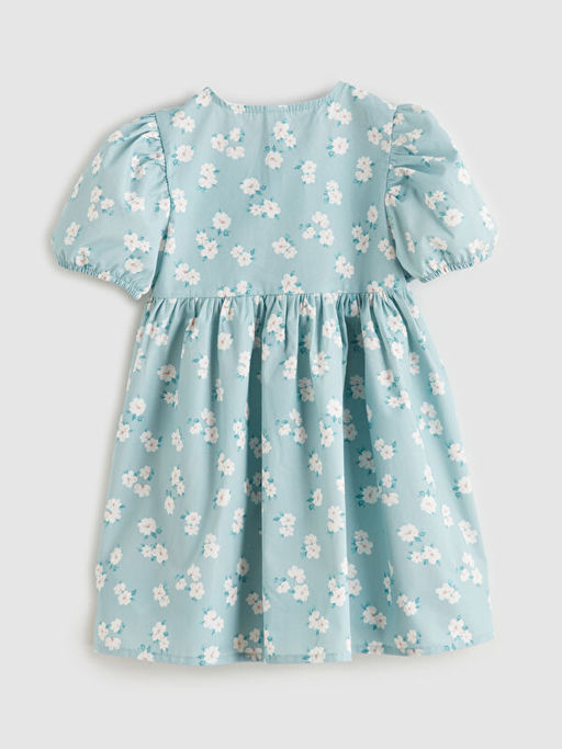 ?i?ekli F?rf?rl? K?z ?ocuk Elbise