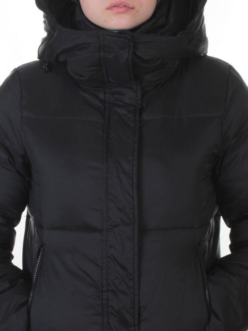 3068 BLACK Пальто пуховое женское с внутренним жилетом (утиный пух) - Fashion фото 4