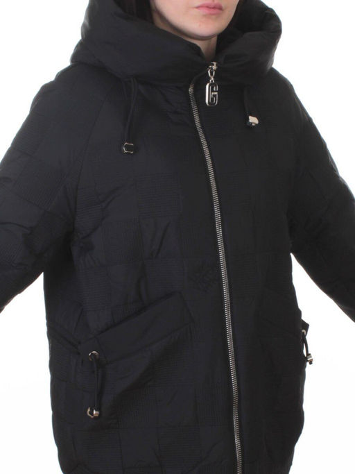 A05 BLACK Куртка стеганая зимняя женская (150 гр. холлофайбер)