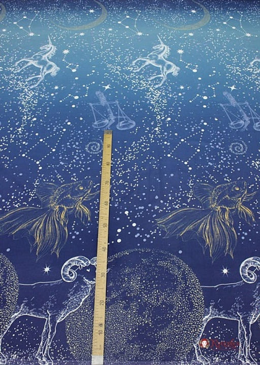 Перкаль Млечный путь градиент, ш.2.2м, хлопок-100%, 110гр/м.кв - Купава фото 3