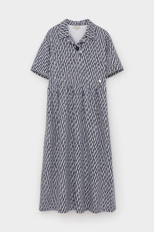 ЕВТ 5071/синие мини косы платье жен