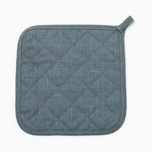 Прихватка Этель ECO turquoise, 19х19 см, 100% лён, 245 г/м2  фото 3