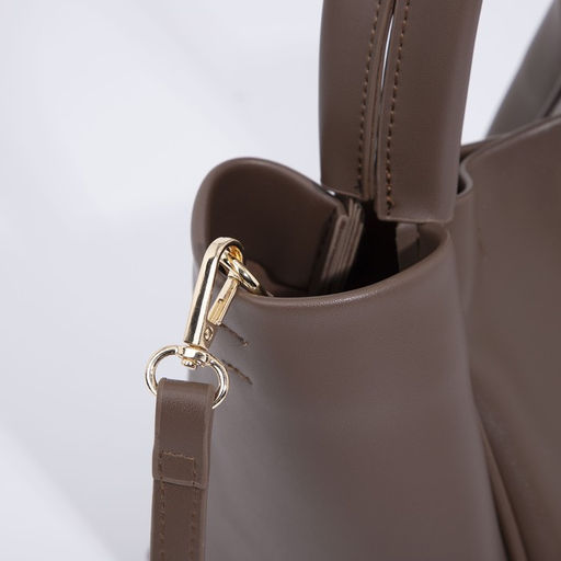 Сумка-тоут на молнии, цвет коричневый - Simaland фото 5