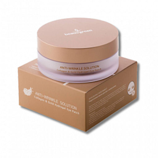BeauuGreen Collagen&Gold Hydrogel Eye Patch /Big Type, 30pair - Патчи с коллагеном и золотом увеличенного размера