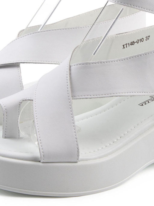 08-XT148-010 WHITE Босоножки женские (натуральная кожа)