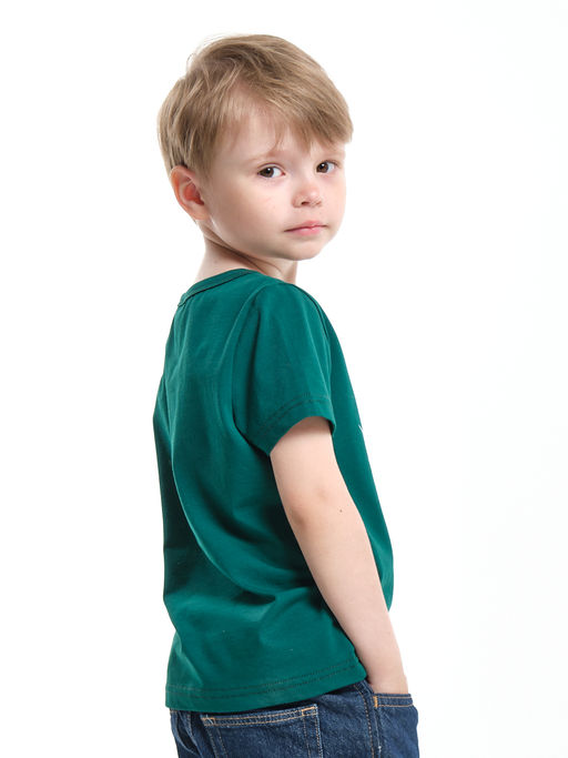 Футболка с принтом UD 4733 т.зеленый - Mini maxi фото 2