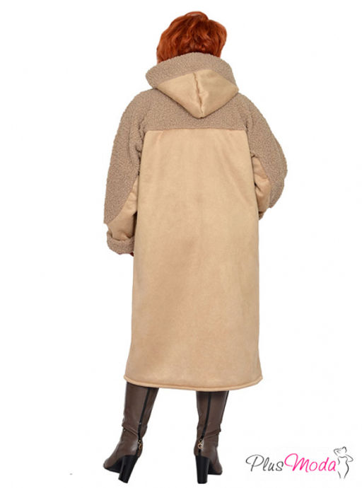 Пальто-дубленка Модель №2070 размеры 44-84 - Plusmoda фото 9