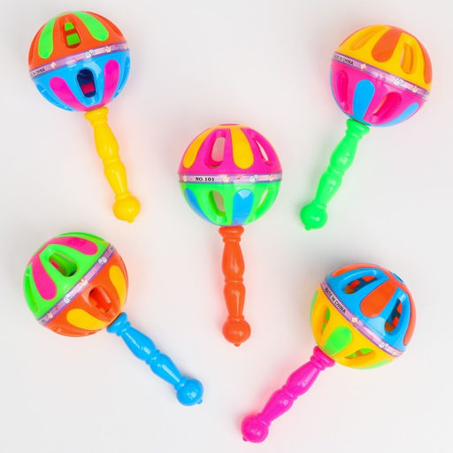 Погремушка Яркий маракас, 17,5 см, цвет МИКС, Крошка Я  фото 2