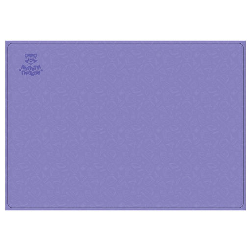 Клеенка для уроков труда Мульти-Пульти "Фиолет" 35*50см, однотонная с рисунком (СН_50235) ПВХ