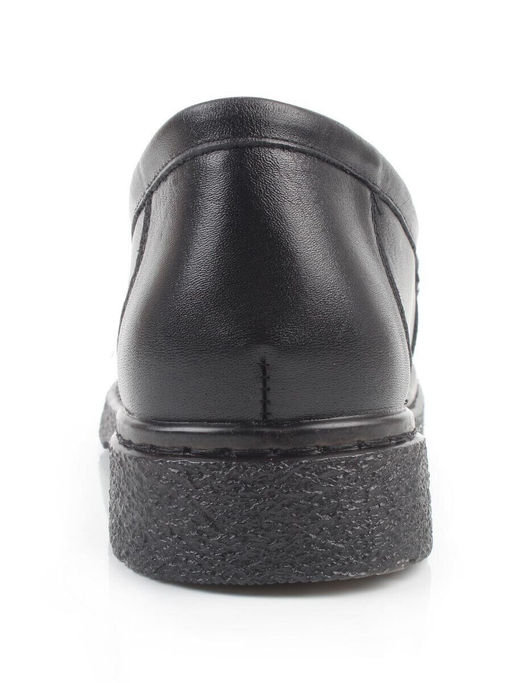 03-DCO59-5 BLACK Лоферы женские (натуральная кожа)