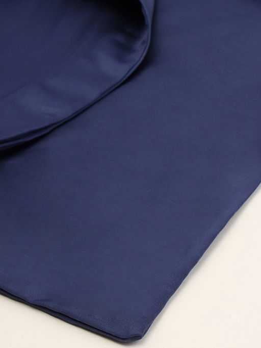 Постельное бельё 1.5-спальное «Этель», тенсель, синее