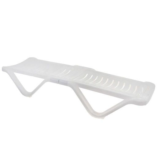 Шезлонг, 192 х 62 х 32 см, цвет белый - Simaland фото 3