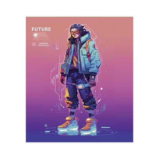 Тетрадь 48 листов в клетку Calligrata AnimeBoy, обложка мелованный картон, ТВИН-лак, выборочный УФ-лак, блок офсет МИКС  фото 3