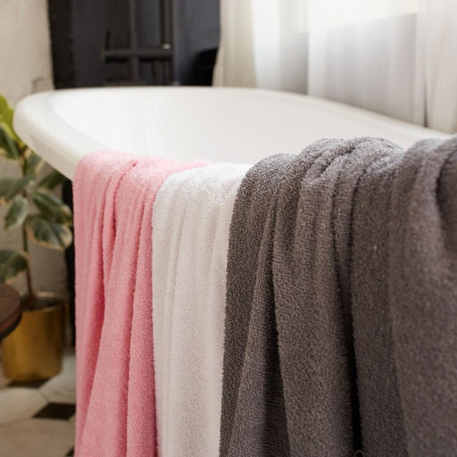 Полотенце махровое Экономь и Я 50*90 см, цв. розовый, 100% хлопок, 320 гр/м2  фото 11