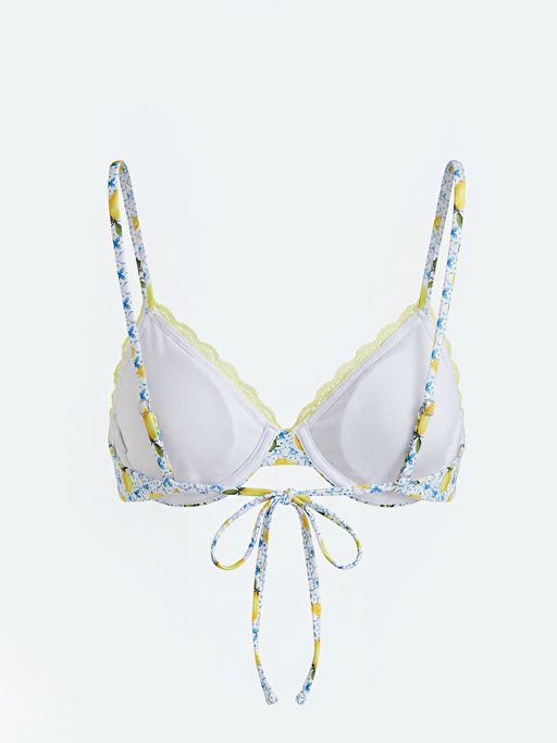 V Yaka ??kar?labilir Pedli Kad?n Bikini ?st?