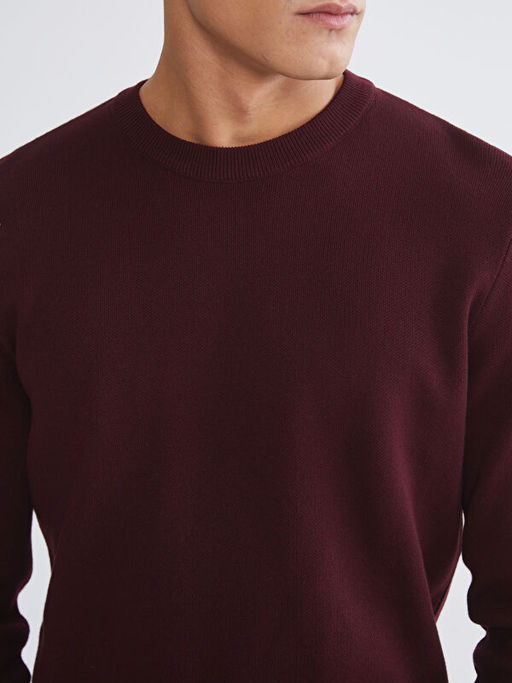 Bisiklet Yaka Erkek Triko Kazak