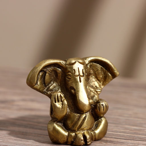 Сувенир «Ганеша», 3 см, латунь
