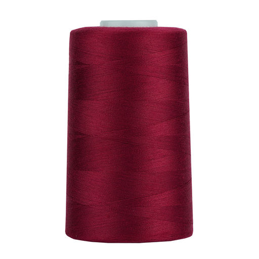 Нитки швейные 50/2 полиэстер 5000 ярд цв.187 бордовый MAX