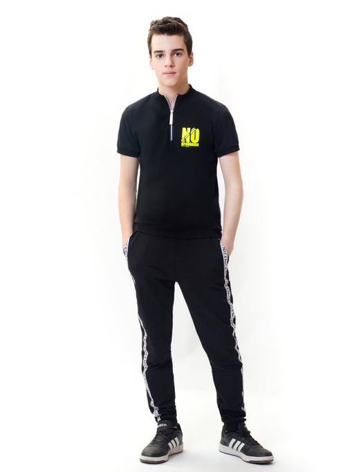 Костюм спортивный черный 201100702