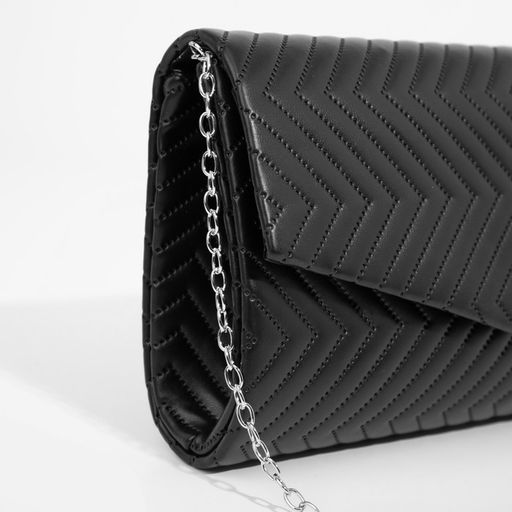 Сумка-клатч на клапане, цвет чёрный - Simaland фото 5