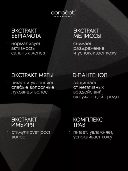 MEN Шампунь универсальный 4 в 1 мужской 1000 мл CONCEPT
