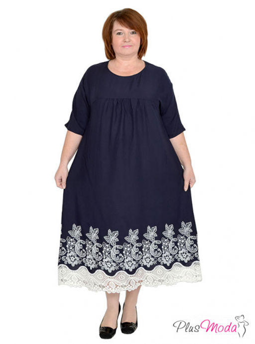 Платье Модель №596 размеры 44-82 - Plusmoda фото 8