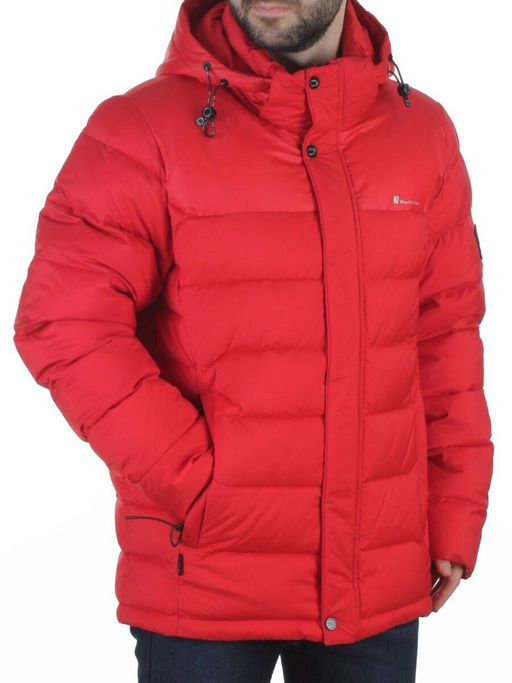 6242 RED Куртка зимняя мужская (био-пух)